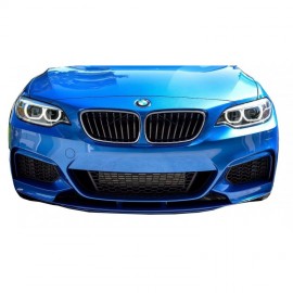 Bmw 2 Serisi F22 2014 Sonrası M Performance Ön Tampon Flap + Lip (Plastik)